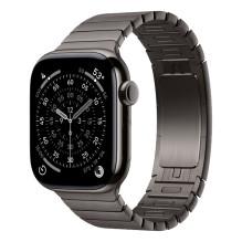 Apple Watch Series 11 46mm Slate Titanium Case with Slate Link Bracelet (MFC14+MXMK3) 
