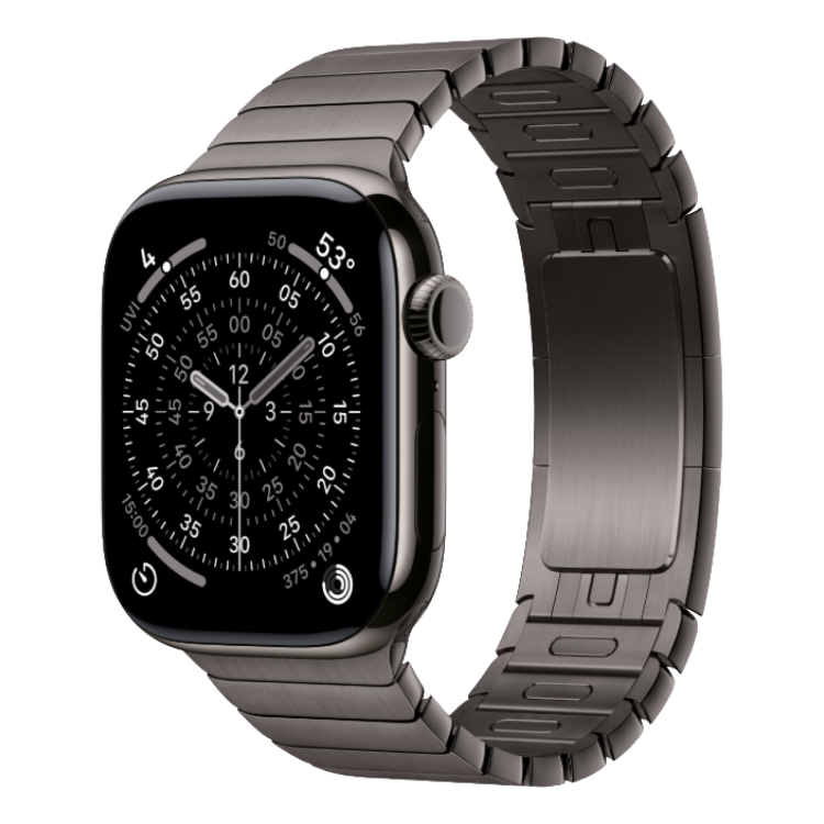 Apple Watch Series 11 46mm Slate Titanium Case with Slate Link Bracelet (MFC14+MXMK3) 