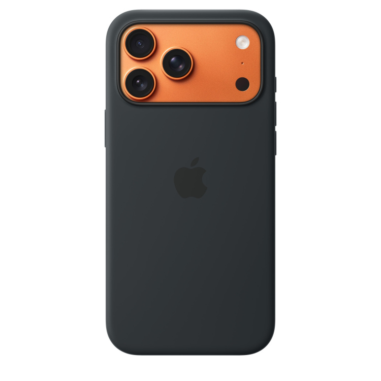 Чохол Apple Silicone Case with Magsafe для iPhone 17 Pro Max Black (MGFR4) Чохол Apple Silicone Case with Magsafe для iPhone 17 Pro Max Black (MGFR4)