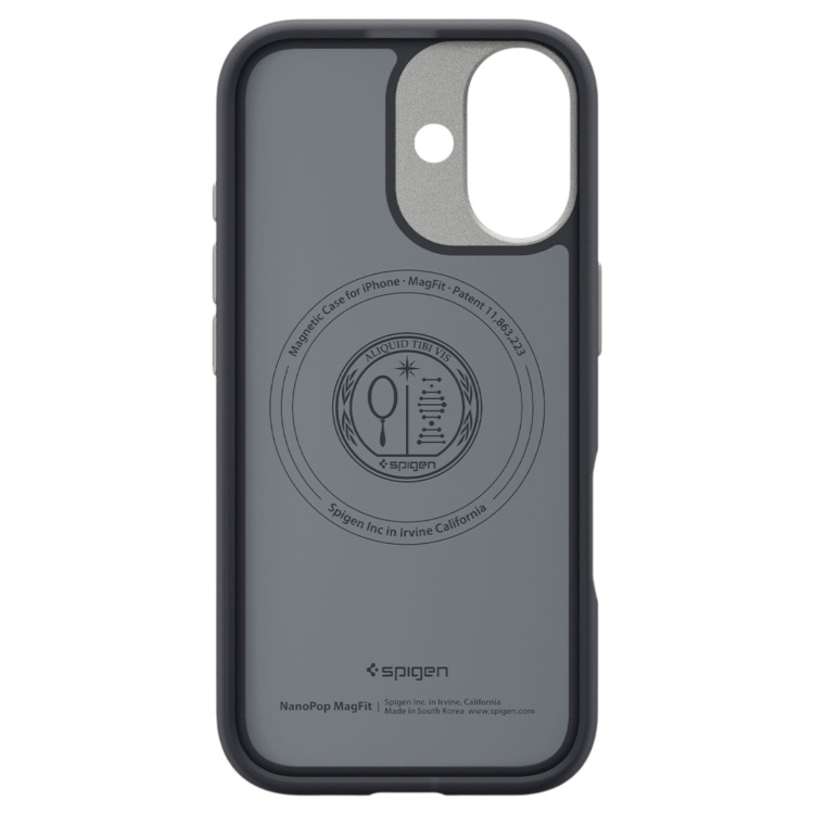 Чохол Spigen Nano Pop MagSafe для iPhone 17 Black Sesame (ACS10366) Чохол Spigen Nano Pop MagSafe для iPhone 17 Black Sesame (ACS10366)