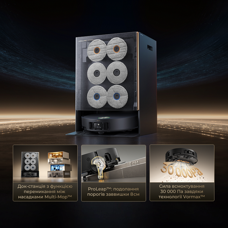 Робот-пылесос Dreame Bot MatriX 10 Ultra Black (RLX95CE-bl) (EU) Робот-пылесос Dreame Bot MatriX 10 Ultra Black (RLX95CE-bl) (EU)