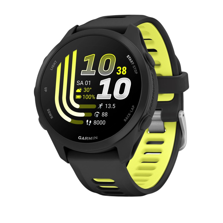 Garmin Forerunner 170 Black with Black/Amp Yellow Band (010-03920-00/30)