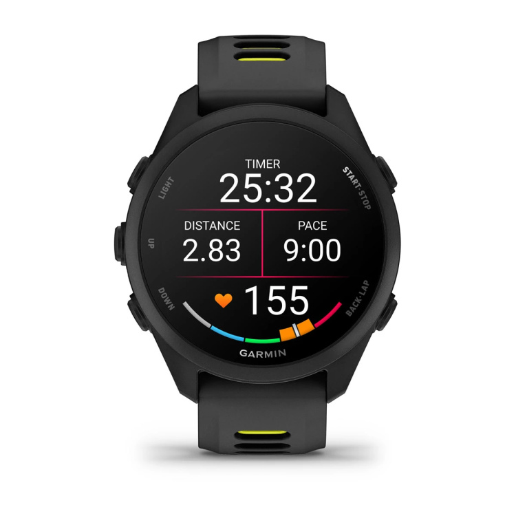 Garmin Forerunner 170 Black with Black/Amp Yellow Band (010-03920-00/30)