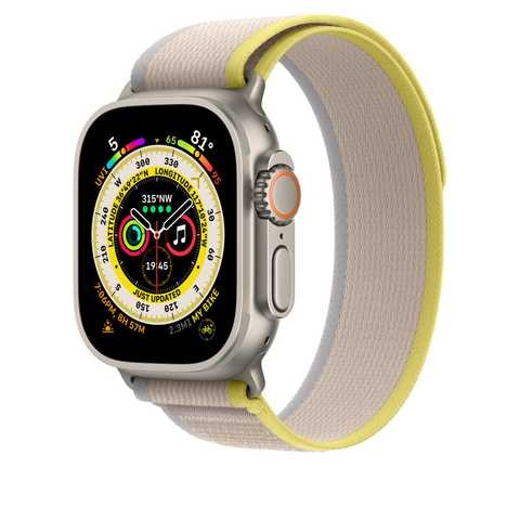 Ремінець Trail Loop для Apple Watch 42-49mm (Yellow with rice)