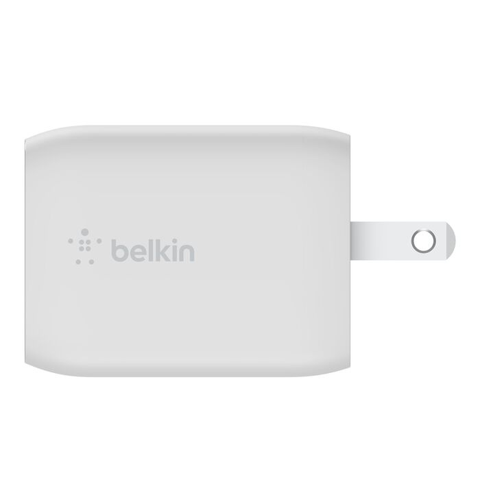 Блок питания Belkin 65W GAN PD PPS Dual USB-С-USB-С 2m White (WCH013vf2MWH-B6)