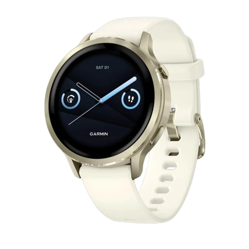 Garmin Venu 4 41mm Lunar Gold with Bone Silicone Band (010-03013-00)