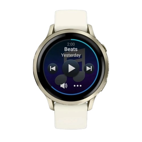 Garmin Venu 4 41mm Lunar Gold with Bone Silicone Band (010-03013-00)