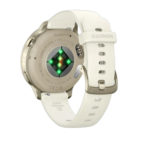Garmin Venu 4 41mm Lunar Gold with Bone Silicone Band (010-03013-00)