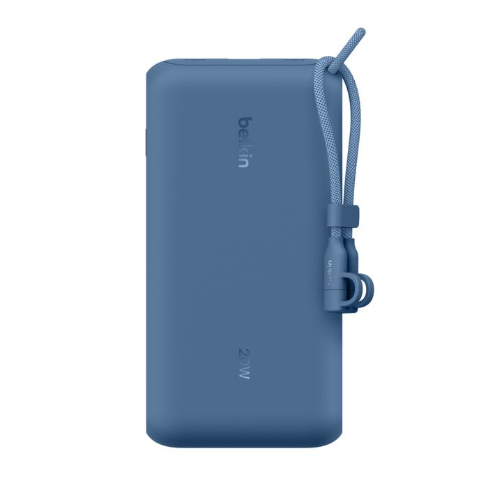 Зарядний пристрій Power Bank Belkin 20000мАh, 20W, with Display (Blue) (BPB028HQBL)