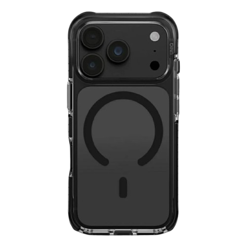 Чохол UNIQ COMBAT with MagSafe для iPhone 18 Pro (Carbon Black) (8886463698952)