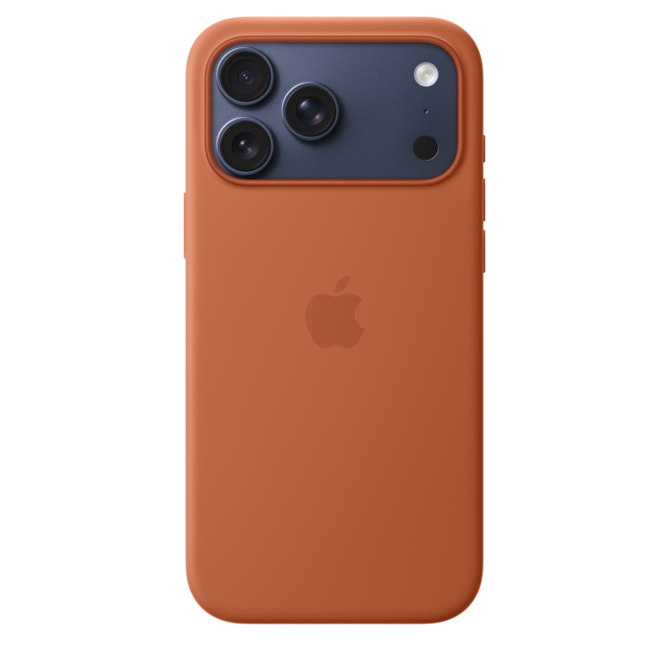 Чохол Apple Silicone Case with Magsafe для iPhone 17 Pro Max Terra Cotta (MGFQ4)