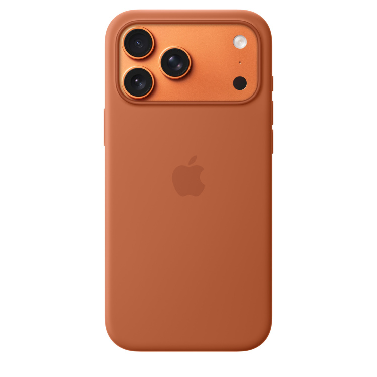 Чохол Apple Silicone Case with Magsafe для iPhone 17 Pro Max Terra Cotta (MGFQ4)