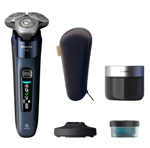 Электрическая бритва  Philips Series i9000 Prestige SkinIQ (Dark Blue/Black) (X9003/30)