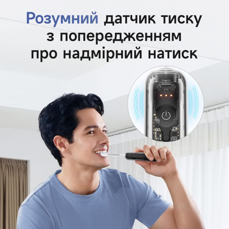 Зубна електрощітка Laifen Wave PRO Steel (Silver) (1TB92-S-XX-SS-002)