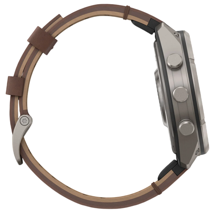 Garmin Fenix 9 Pro 47mm LTE AMOLED Sapphire Titanium with Walnut Leather Band (010-04336-40/41)