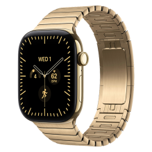 Apple Watch Series 12 GPS+LTE, 46mm Radiant Gold Titanium Case with Radiant Gold Link Bracelet
