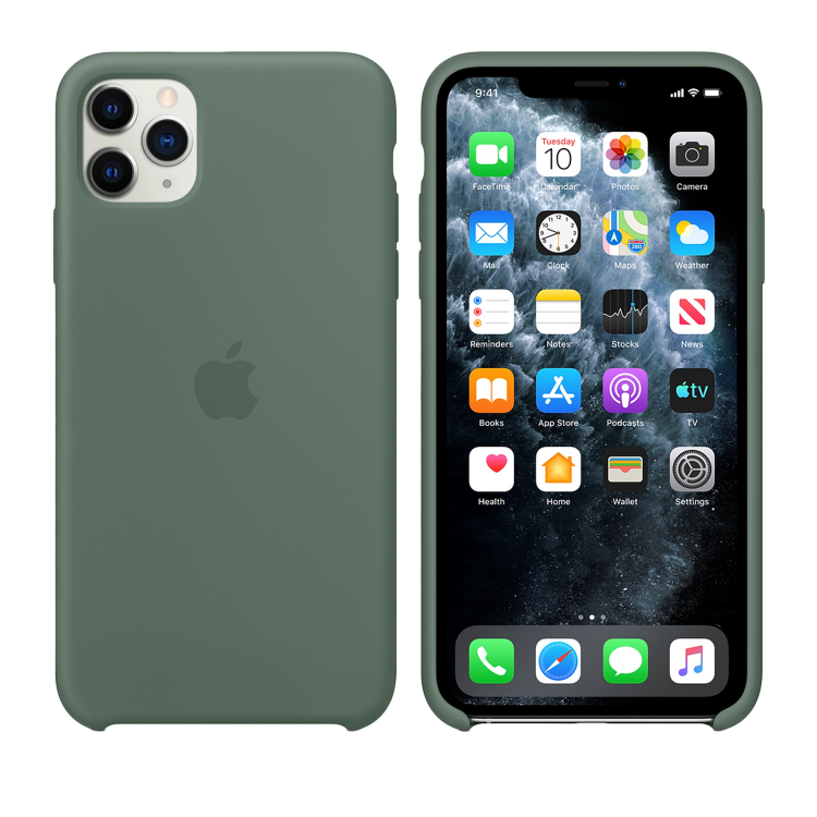 Чехол Smart Silicone Case для iPhone 11 Pro Max Original (FoxConn) (Pine Green)