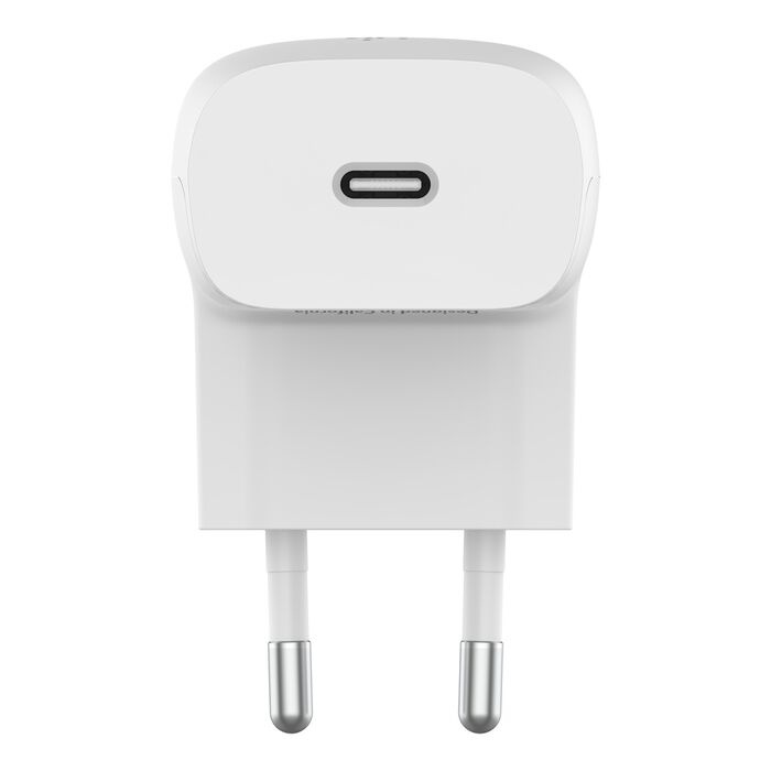 Блок живлення Belkin Home Charger 20W USB-C PD White (WCA003VFWH/WCA006VFWH)