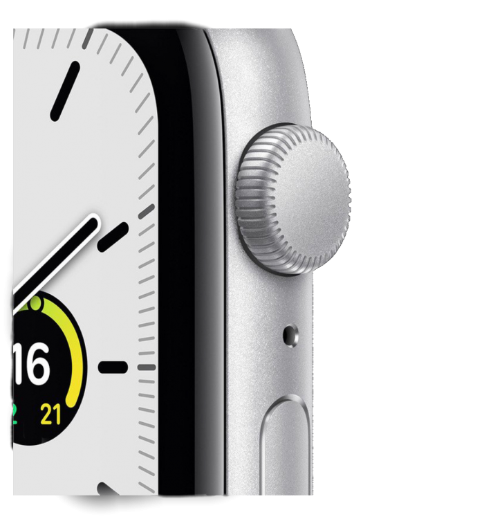 Apple Watch Series SE GPS 40mm Silver Aluminum Case with White Sport Band (MYDM2) бу