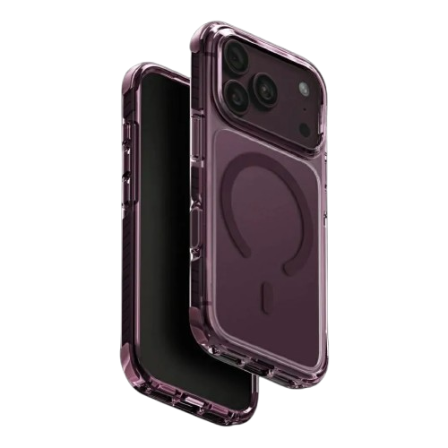 Чохол UNIQ COMBAT with MagSafe для iPhone 18 Pro (Deep Burgundy) (8886463698969)