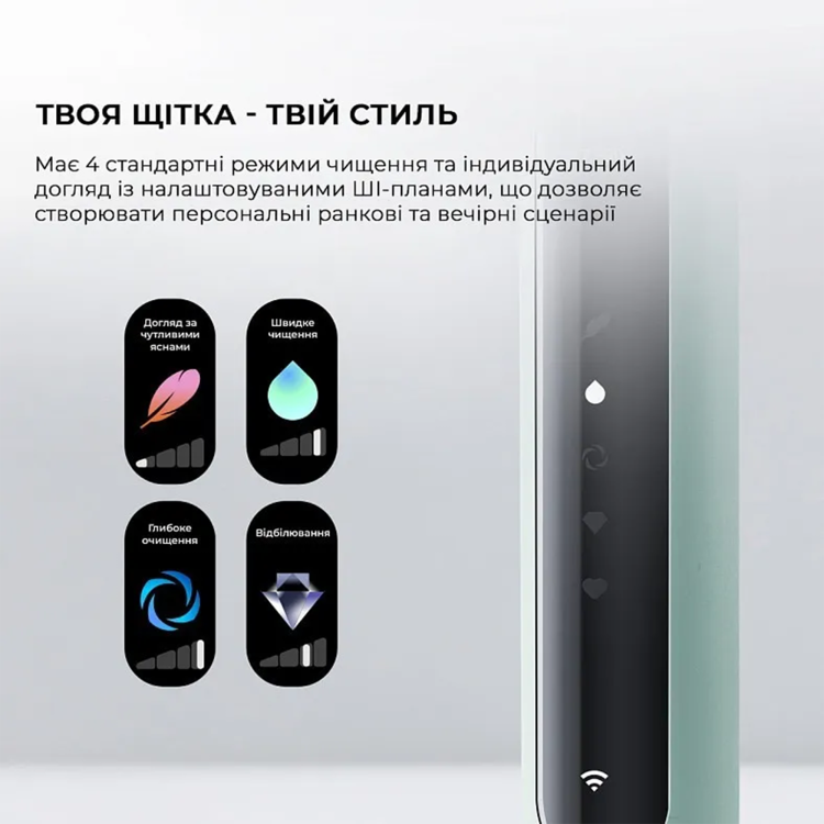Набір зубних електрощіток Oclean X Pro 20 S Duo Set (White/Black) (6970810556919)