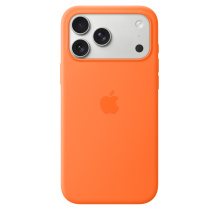 Чохол Apple Silicone Case with Magsafe для iPhone 17 Pro Max Orange (MGFL4)