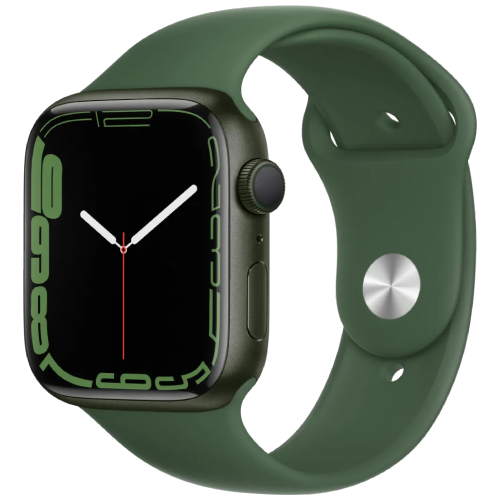 Apple Watch Series 7 45mm GPS Green Aluminum Case With Green Sport Band (MKN73) Open Box