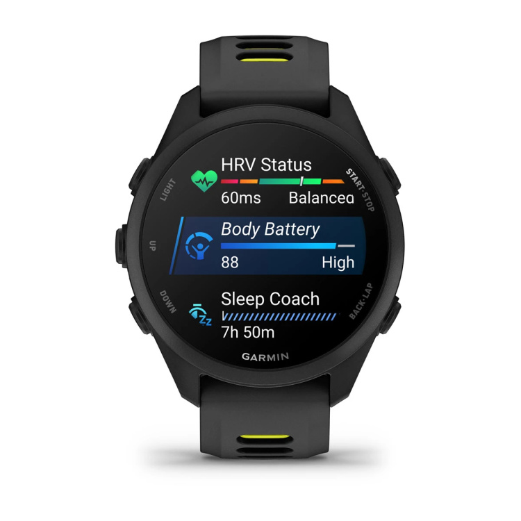 Garmin Forerunner 170 Music Black with Black/Amp Yellow Band (010-03920-10/32)