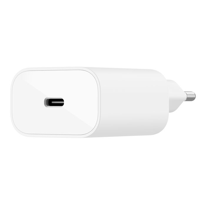 Блок живлення Belkin Home Charger 25W USB-C PD White (WCA004VFWH)