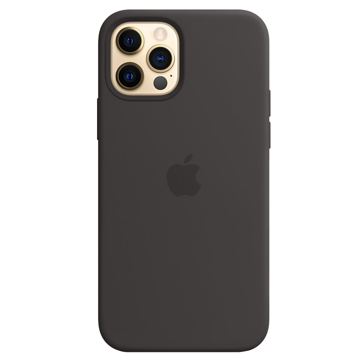 Чехол Silicone Case для iPhone 12 Pro Max (FoxConn) (Black)