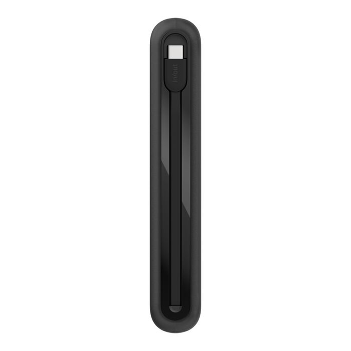 Зарядний пристрій Power Bank Belkin 20000мАh, 30W, вбудований кабель USB-C (Black) (BPB024HQBK)