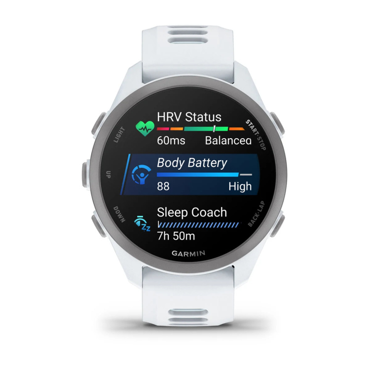 Garmin Forerunner 170 Music Whitestone with Whitestone/Cloud Blue Band (010-03920-11/33)