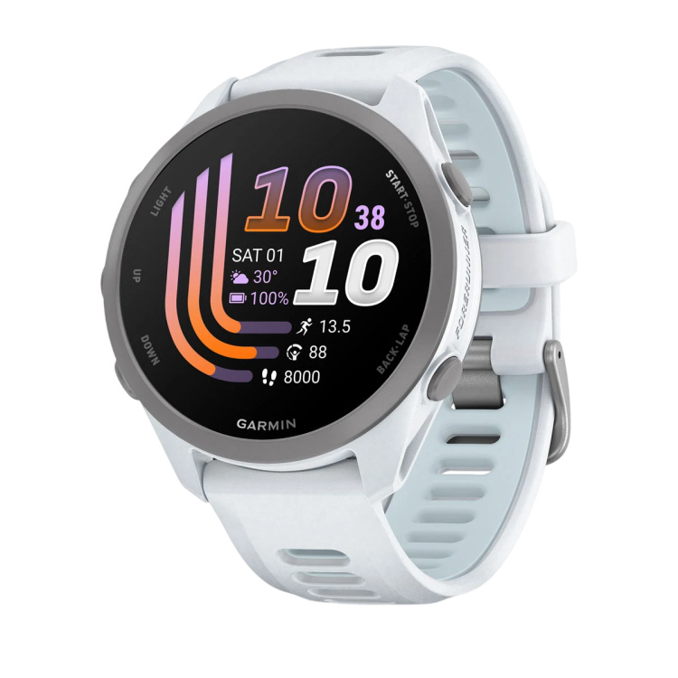 Garmin Forerunner 170 Music Whitestone with Whitestone/Cloud Blue Band (010-03920-11/33)