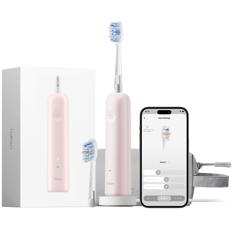 Зубная электрощетка Laifen Wave PRO Plastic (Pink) (1TB92-P-XX-PK-002)