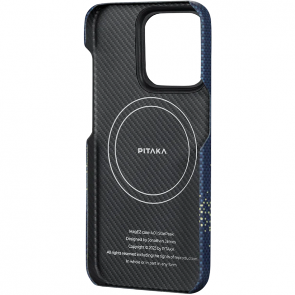 Чехол Pitaka для iPhone 15 Pro StarPeak Series (Milky Way Galaxy)