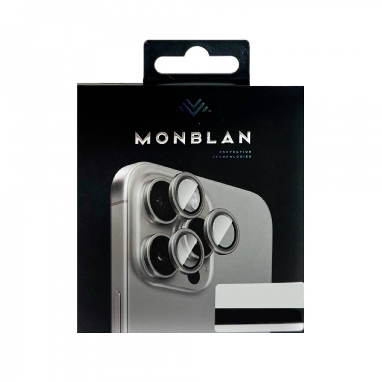 Защитное стекло Monblan для камеры 16 Pro/16 Pro Max Metal Ring Series (Rainbow)
