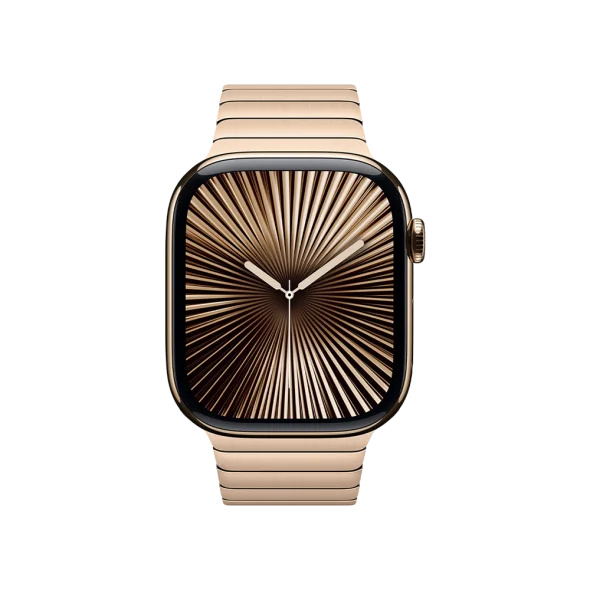 Apple Watch Series 10 42mm Gold Titanium Case w. Gold Link Bracelet (MX0N3+MXMC3)
