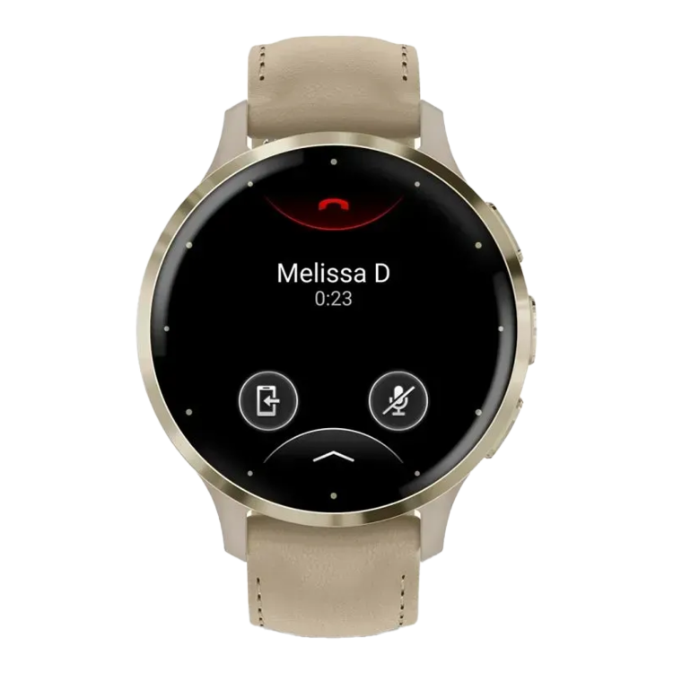 Garmin Venu 4 41mm Lunar Gold with Bone Silicone Band and Light Sand Leather Band (010-03013-03)