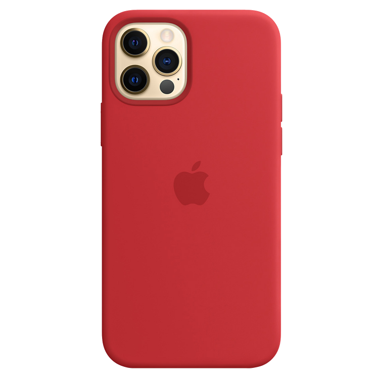 Чехол Silicone Case для iPhone 12 Pro Max (FoxConn) (Red)