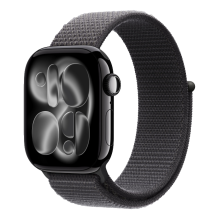 Apple Watch Series 11 GPS, 42mm Jet Black Aluminum Case with Dark Gray Sport Loop Apple Watch Series 11 GPS, 42mm Jet Black Aluminum Case with Dark Gray Sport Loop