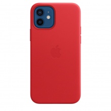 Чехол Smart Leather Case для iPhone 12 mini 1:1 Original (Red)