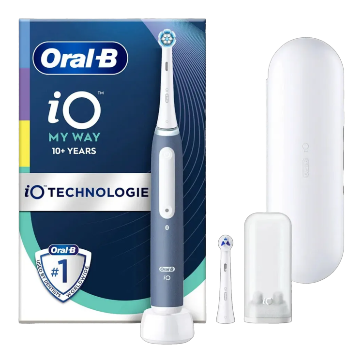 Зубна електрощітка BRAUN Oral-B iO Series 4 My Way (Ocean Blue) (iOG4K.2N6.1DK)