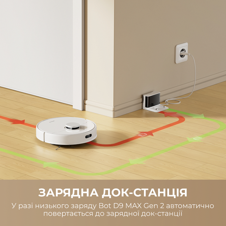 Робот-пылесос Dreame D9 Max White Gen 2 (RLD34GA-Wh) (UA) Робот-пылесос Dreame D9 Max White Gen 2 (RLD34GA-Wh) (UA)