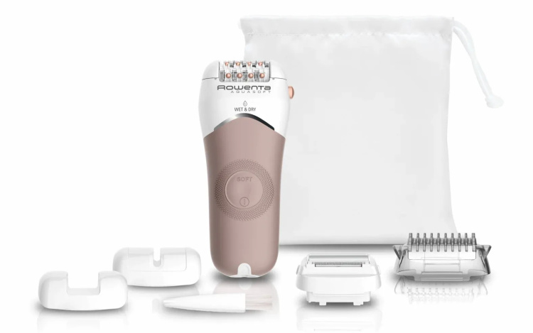 Епілятор Rowenta Aquasoft Wet&Dry (Rose) (EP4930F0) Епілятор Rowenta Aquasoft Wet&Dry (Rose) (EP4930F0)