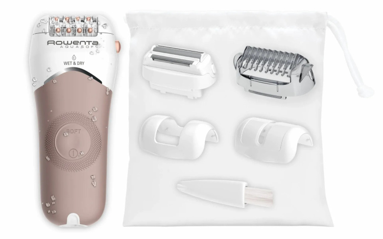 Епілятор Rowenta Aquasoft Wet&Dry (Rose) (EP4930F0) Епілятор Rowenta Aquasoft Wet&Dry (Rose) (EP4930F0)