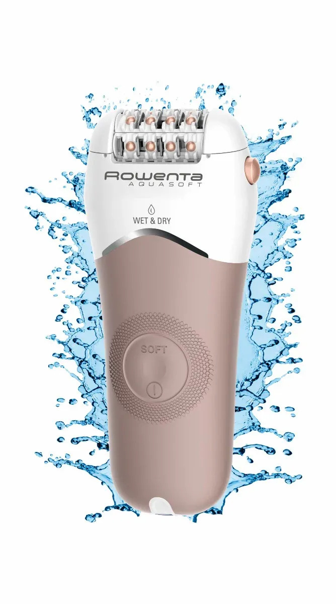 Епілятор Rowenta Aquasoft Wet&Dry (Rose) (EP4930F0) Епілятор Rowenta Aquasoft Wet&Dry (Rose) (EP4930F0)