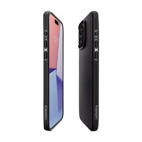 Чохол Spigen Liquid Air для iPhone 15 Pro (Matte Black) ACS06704