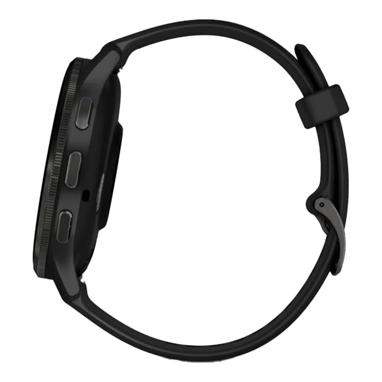 Garmin Venu 4 45mm Slate with Black Silicone Band (010-03014-00)