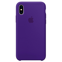 Чехол Smart Silicone Case для iPhone X Original (FoxConn) (Ultra Violet)