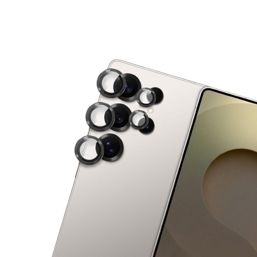 Захисне скло Monblan для камери Samsung S25 Ultra Metal Ring Series (Transparent)